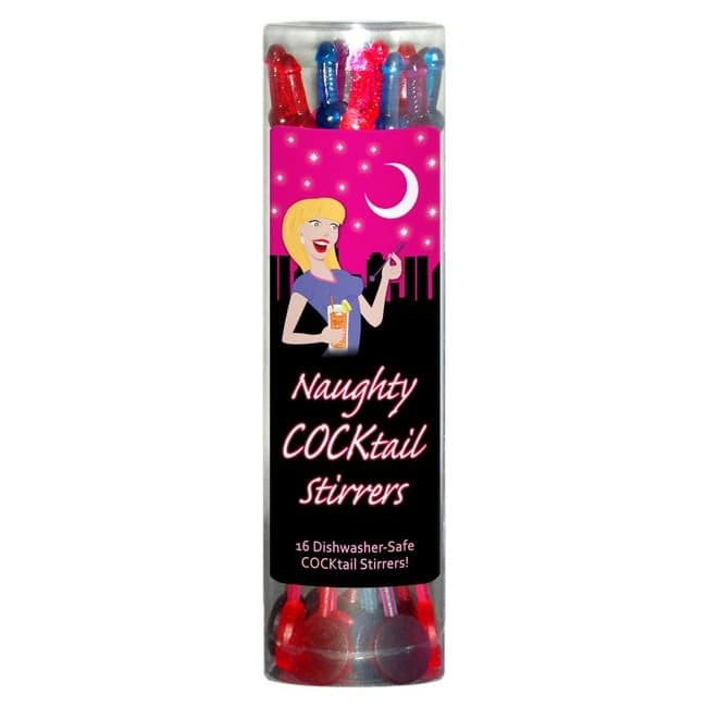 (d) Naughty Cocktail Stirrers - Image 1