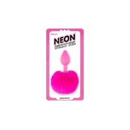 Neon Bunny Tail Pink, image 1