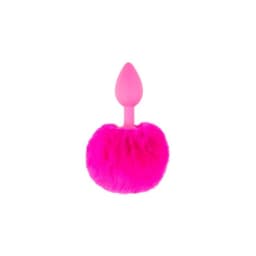 Neon Bunny Tail Pink, image 3