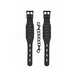 Ouch! Skulls & Bones Handc W/ Spikes Black, image 4