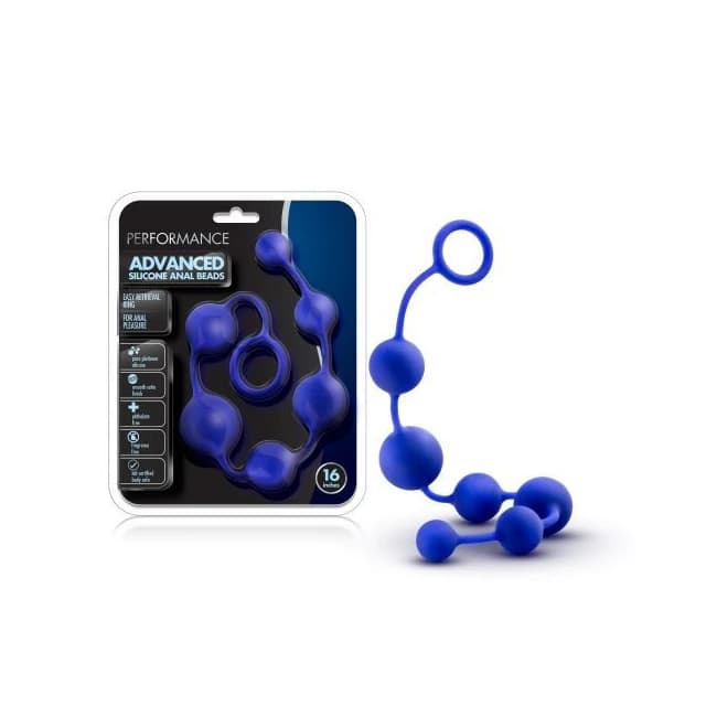 (D) PERFORMANCE 16IN SILICONE BEADS INDIGO  - Image 1