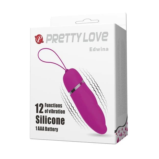 (d) Pretty Love Edwina Bullet Vibrator Purple - Image 1