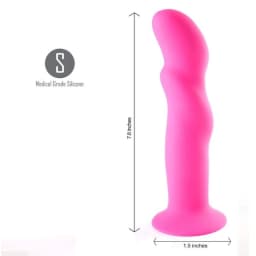 Riley Silicone Pink Dong, image 3