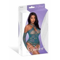 (d) Seamless Long Sleeve Teddy Teal O/s - Image 5