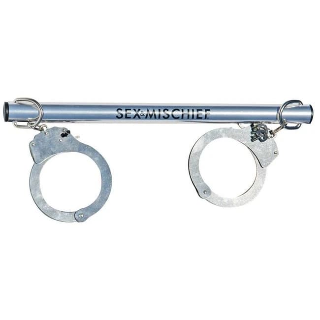 (d) Sex & Mischief Spreader Ba Metal Cuffs - Image 1