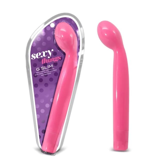 (d) Sexy Things G Spot Slimlin Vibe Pink - Image 1