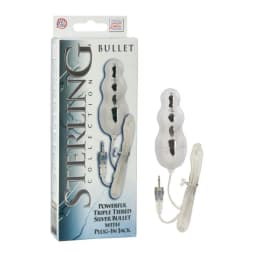 Sterling Silver Tpl Tiered Bullet, image 2