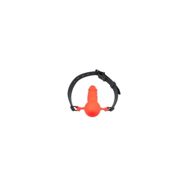 (d) Stfu Cock Gag Black/orange - Image 1