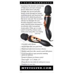 Super Wand Black Vibrator, image 7