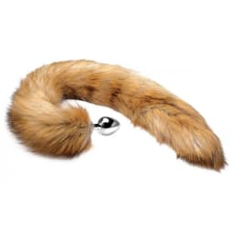 Tailz Extra Long Mink Tail Metal Anal Plug, image 2