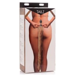 Tailz Extra Long Mink Tail Metal Anal Plug, image 4
