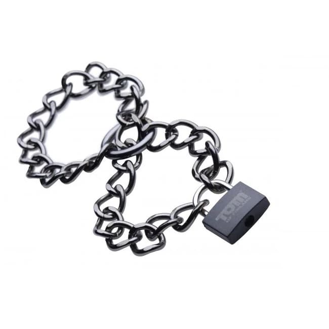 (d) Tom of Finland Locking Cha Cuffs - Image 1