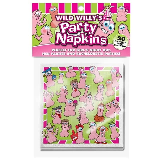 (d) Wild Willys Party Napkins - Image 1