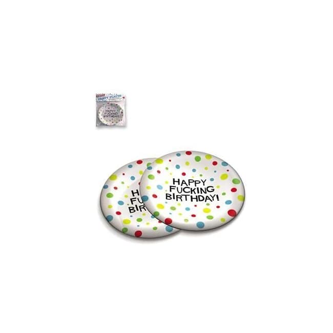 (d) X-rated Birthday Plates - Image 1