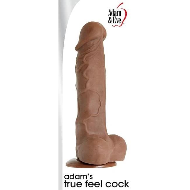 (D)ADAM & EVE ADAM'S TRUE FEEL COCK BROWN  - Image 1