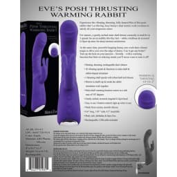 Adam & Eve Eves Posh Thrust Warming Rabbit, image 6