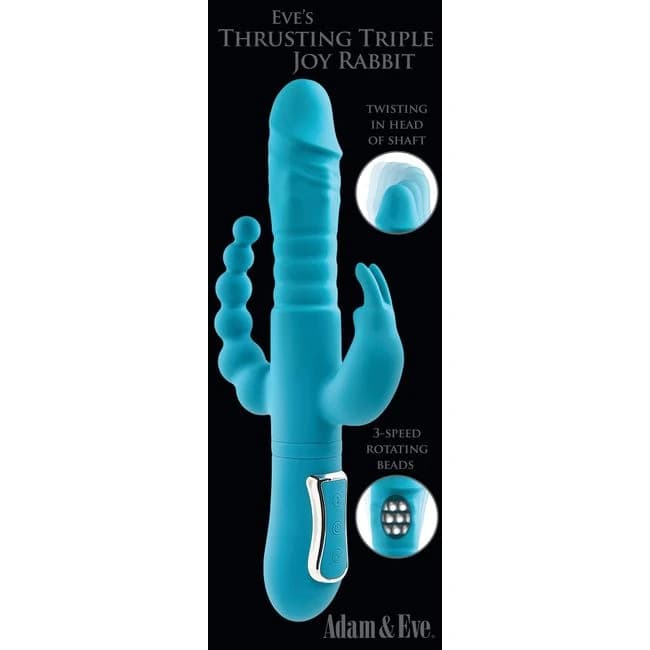 (d)adam & Eve Eves Thrusting Triple Joy Rabbit - Image 1