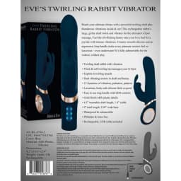 Adam & Eve Eve's Twirling Rabbit Vibrator, image 1