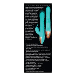Adam & Eve Heat Me up Warmi Rabbit Thruster, image 2