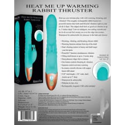 Adam & Eve Heat Me up Warmi Rabbit Thruster, image 7