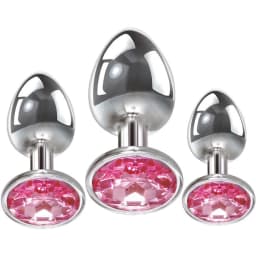 Adam & Eve Pink Gem Anal Pl Set, image 2