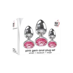 Adam & Eve Pink Gem Anal Pl Set, image 3