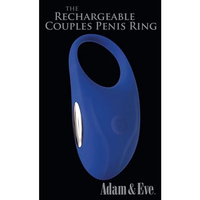 (d)adam & Eve Rechargeable Couples Penis Ring - Image 1