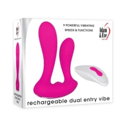 Adam & Eve Rechargeable Dua Entry Vibe, image 2