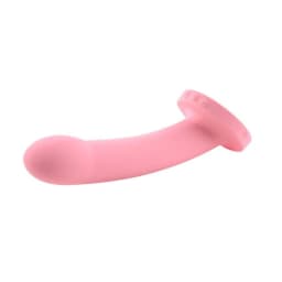 Daze 7in Vibrating Silicone Dildo Pink, image 3