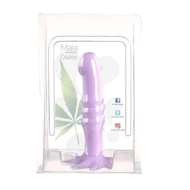 Dazey 420 7 Silicone Dong Pastel Purple " - Image 1