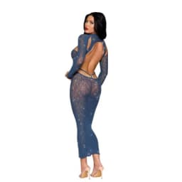 Bodystocking Gown Twilight O/S, image 1