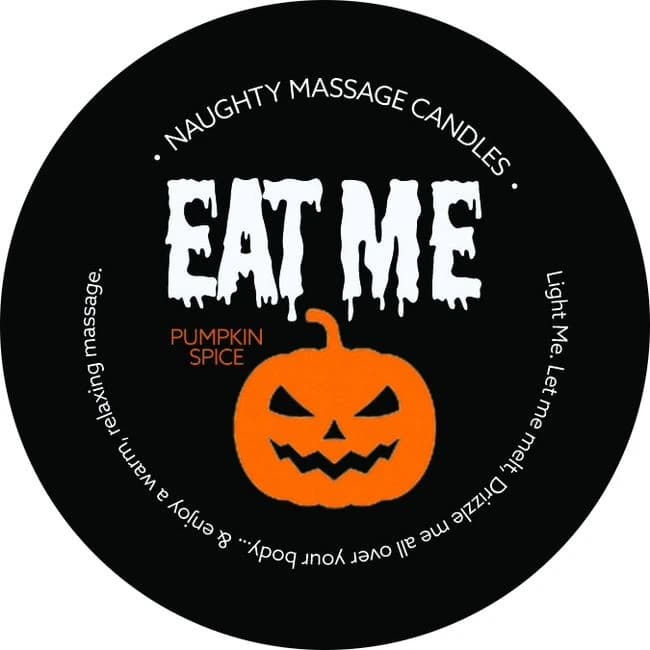 (d)eat Me Pumpkin Spice Massag Candle - Image 1