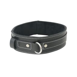 Edge Lined Leather Collar, image 2