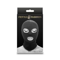 (d)fetish & Fantasy Eyes & Mou Hood - Black - Image 2