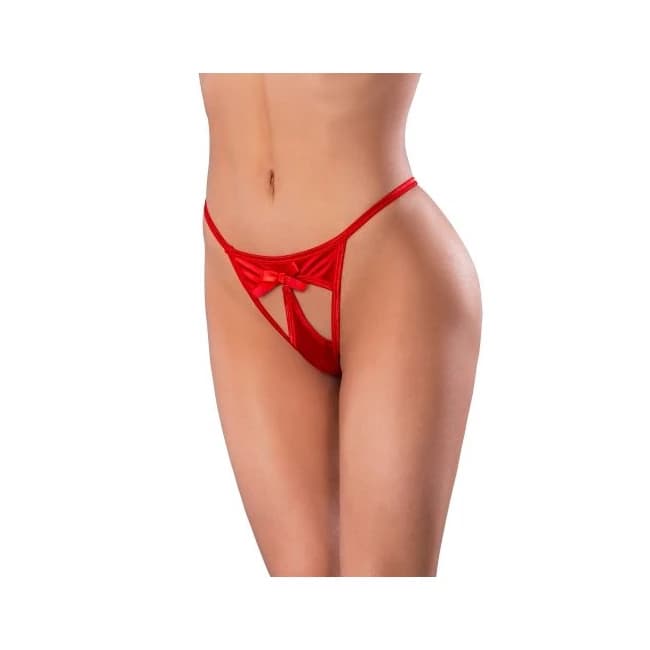 Holidaze Pull Open G-String Red, image 1