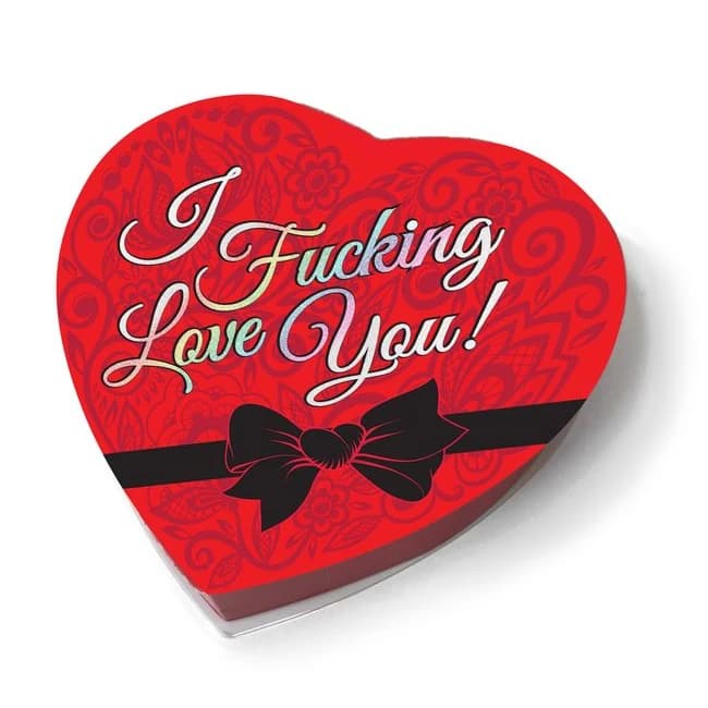 (d)i Fucking Love You Chocolat Heart Box - Image 1
