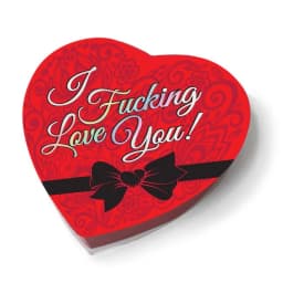 I Fucking Love You Chocolat Heart Box, image 1