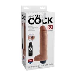 King Cock Squirting C W/ Balls Light, image 5