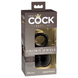 (d)king Cock Elite Swinging Silicone Balls - Image 1