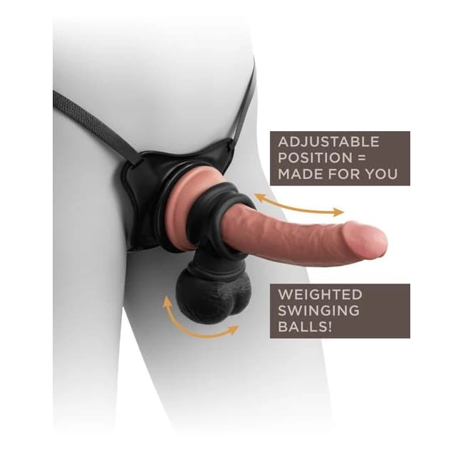 (d)king Cock Elite Swinging Silicone Balls - Image 5