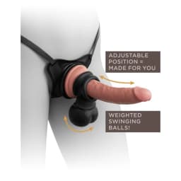 (d)king Cock Elite Swinging Silicone Balls - Image 5