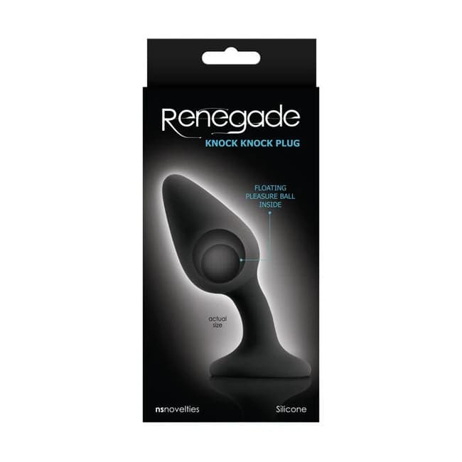 (d)renegade Knock Knock Plug Black - Image 1