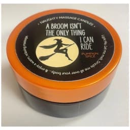 (d)ride a Broom Pumpkin Spice Massage Candle - Image 2
