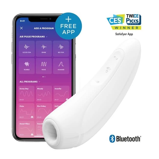 (d)satisfyer Curvy 1+ White W/ App (net) - Image 1