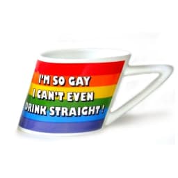Slanted Rainbow Mug, image 1