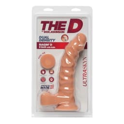 The D Ragin' D 9 in Dildo W Balls Vanilla, image 2
