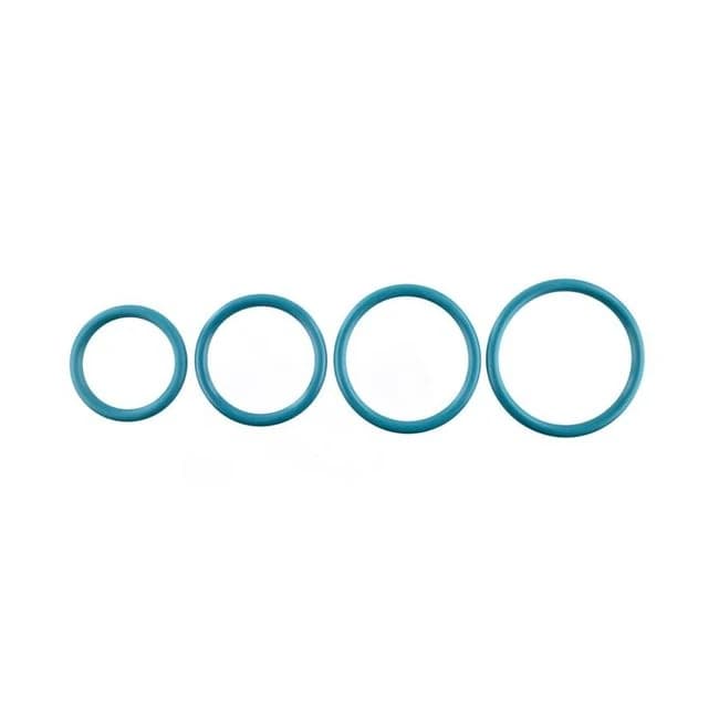 (d)turquoise O-ring 4pk - Image 1