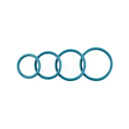 Turquoise O-Ring 4pk, image 2
