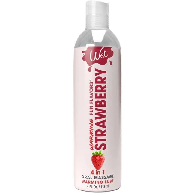 (d)wet Strawberry Warming 4.oz - Image 1