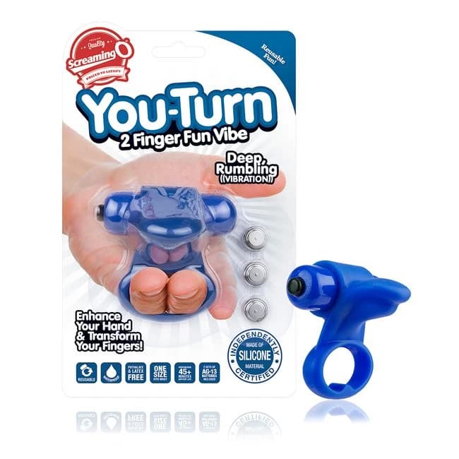 (D)YOU TURN BLUEBERRY (EACHES) FINGER VIBE  - Image 1